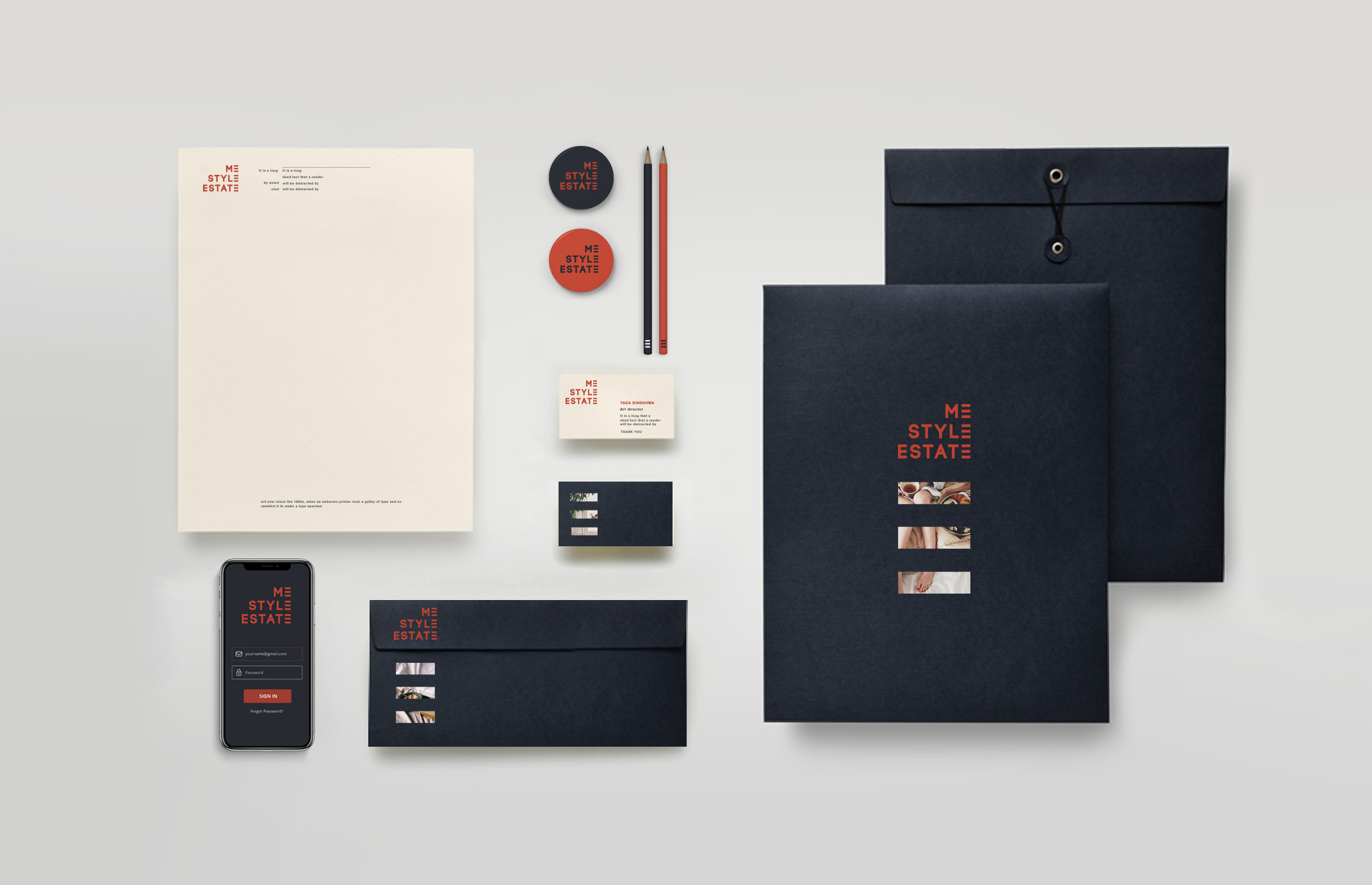 ME_sationery_191227 branding design